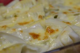 筍でグラタン