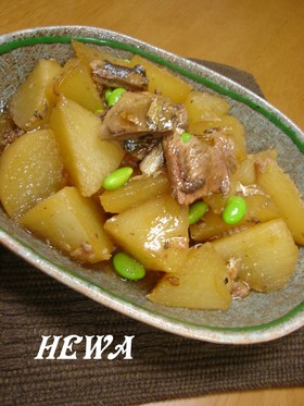 さんま缶で❀大根の煮物