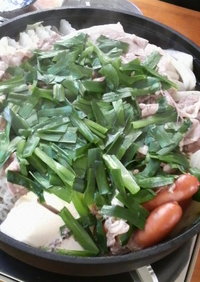 My蒸し鍋（白菜と豚バラのミルフィーユ）