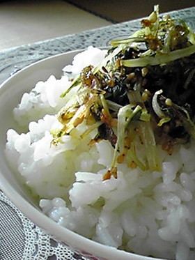 水菜のソフトふりかけ♪