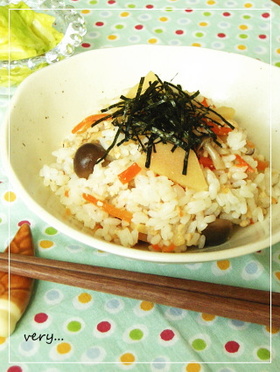 たけのこ ♡ 具だくさんの混ぜご飯 ♡