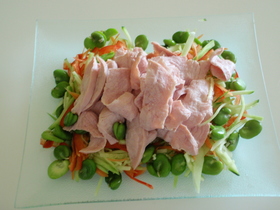 冷豚しゃぶ☆りんごハチミツソース