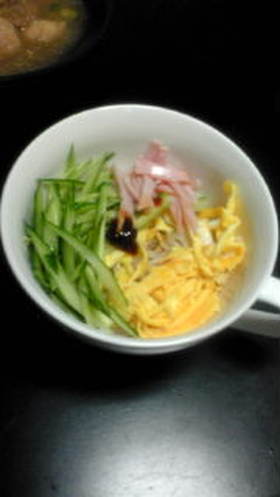 冷やし中華風そうめん