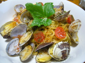 あさりのパスタ