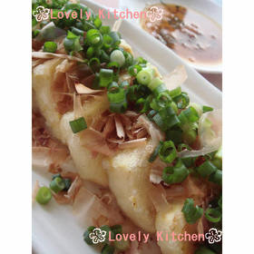 ✿和風豆腐ステーキ~梅肉ポン酢タレ~✿