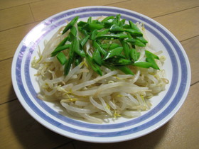 ★もやしとスナックえんどうの中華風あえ物