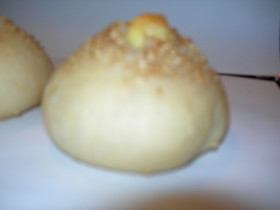 リンゴ酵母ストレート法でおっぱいパン焼く