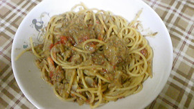 かにみそパスタ