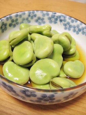 だしの味がする♪空豆!