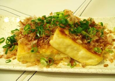 豆腐のシンプルステーキの写真