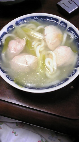 鶏のクタクタうどん