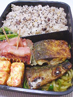 お弁当に!塩サバのカレー焼