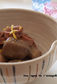 イカと里芋の煮っころがし・味噌仕立て