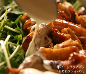 魅惑の手づくりドレッシングと鶏の照り焼き