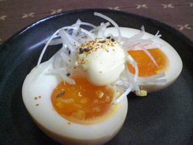 手間いらず!!半熟味玉