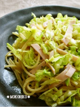 簡単☆春キャベツとハムのパスタ☆