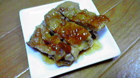 旦那の胃袋を掴んだ☆鶏の甘辛焼き煮♪