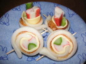 お弁当に☆ちくわのチーズ巻き☆