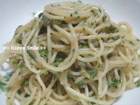 パセリ&たらこパスタ