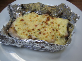 あじのマヨネーズホイル焼き