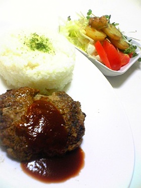 安い挽き肉で高級ハンバーグを☆彡