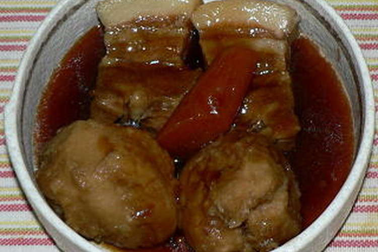 圧力鍋で 八頭芋入り豚の角煮 レシピ 作り方 By Dr仁平 クックパッド