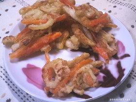 ヘルシー?ノンフライ☆かき揚げ