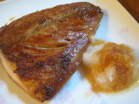 鯖の生姜醤油焼き