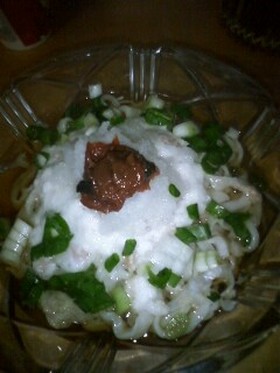 さっぱり〜つるつる〜山かけうどん