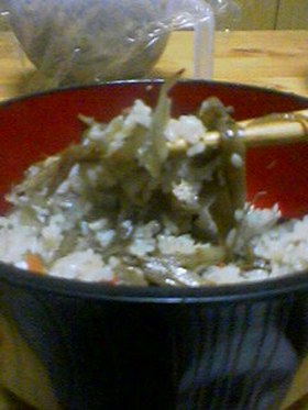 きんぴらで炊き込みご飯風チャーハン