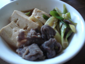 ☆簡単 電子レンジでチン 肉豆腐☆