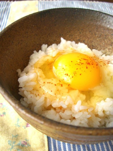 中華風✿卵かけごはんの写真