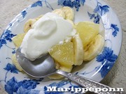 簡単ヨーグルトデザート★バナナ&パイン缶の写真