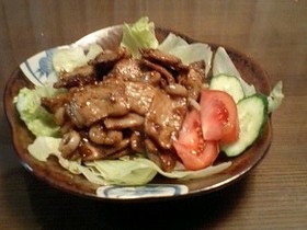 簡単☆うまうま豚肉ソース炒め