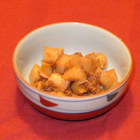 サイコロ筍の土佐煮