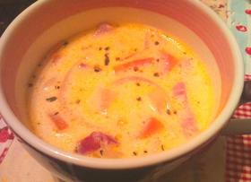 朝ごはんにいかが♡簡単ミルクスープ