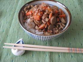 ごぼうと挽き肉のふりかけ