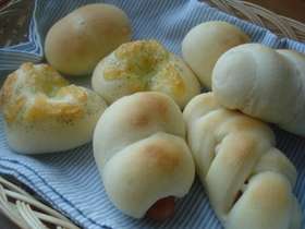 薄力粉入り♪シンプルパン生地