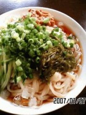 ぶっかけねばねば冷しうどん