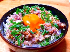 簡単! 鯵のなめろう丼、イサキでもOK!