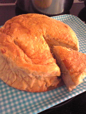 しっとり♪簡単バナナすふれケーキ