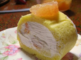 簡単☆さっぱりロールケーキ