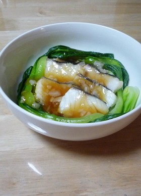 タラと青梗菜のさっぱりあんかけ❀