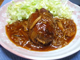 豚肉まきまき中華風ハンバーグ