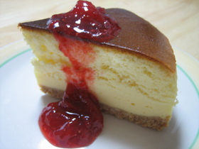 しゅわっと濃厚☆二層のチーズケーキ