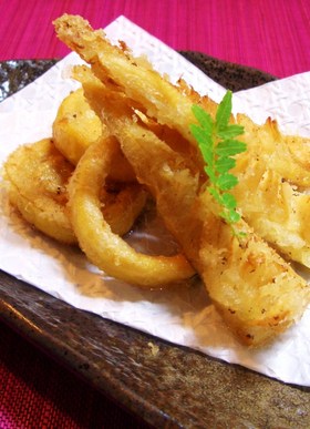 レンジで下味♡筍の天麩羅