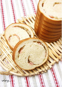 新たまねぎとハムをクルクル♪トヨ型パン