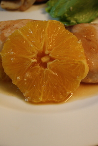 カジキのソテー　バルサミコオレンジソース
