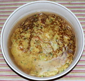 エビとキャベツ入り中華風玉子焼き
