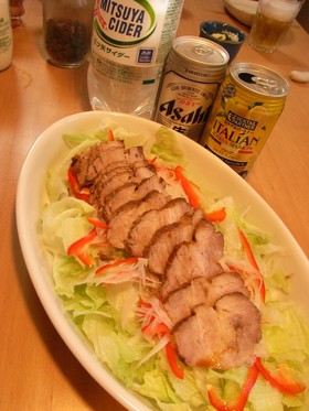 塊肉も柔らか■黒酢サイダー煮豚■